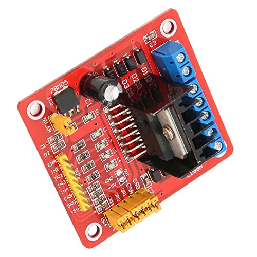 Hyuduo DC Motor Controller Board, L298N Chip H Bridge Motor Controller Board-Steuerelemente, After-Sales Service, Fährt 2-Phasen/4-Phasen-Steppermotoren oder 2 DC-Motoren, Stark Hyuduo DC Motor Controller Board, L298N Chip H Bridge Motor Controller Board-Steuerelemente, After-Sales Service, Fährt 2-Phasen/4-Phasen-Steppermotoren oder 2 DC-Motoren, Stark von Hyuduo