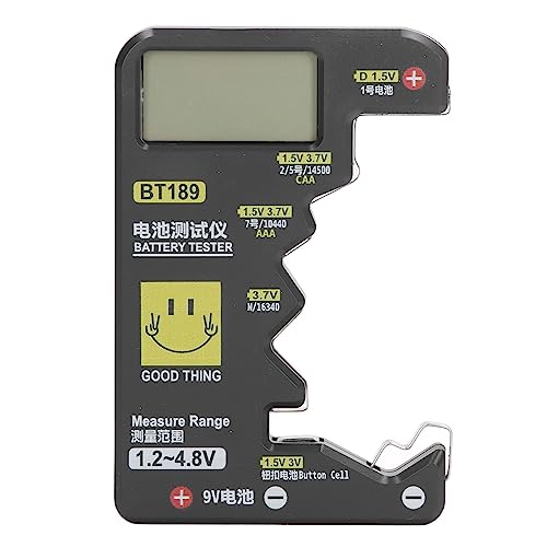 Hyuduo Detektorprüfung der Digitalen Batterie -Tester -Kapazitätsprüfer für N D C AA AAA 14500 10440 16340 9V -Taste mit Großem LCD -Bildschirm Hyuduo Detektorprüfung der Digitalen Batterie -Tester -Kapazitätsprüfer für N D C AA AAA 14500 10440 16340 9V -Taste mit Großem LCD -Bildschirm von Hyuduo