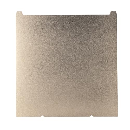 Hyuduo Die Doppelseitige PEI-Build-Platte mit Einer Doppelschicht, für Ender-5 Maximum 3D-Drucker mit Zwei Ausrichtungslöchern Zur Einfachen Installation, 430 X 415 Mm Größe von Hyuduo