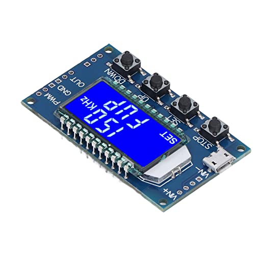 Hyuduo Digital Signalgenerator - PWM -Pulsquadrat Rechteckwellengeneratormodul mit LCD Bildschirm Hyuduo Digital Signalgenerator - PWM -Pulsquadrat Rechteckwellengeneratormodul mit LCD Bildschirm von Hyuduo