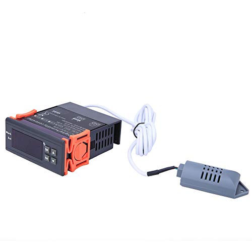 Hyuduo Digitaler Luftfeuchtigkeitsregler WH8040 Messbereich 1% -99% RH HM-40 Sensor für hohe Genauigkeit AC 220V für Luftbefeuchter Luftentfeuchter mit Temperatursensor Hyuduo Digitaler Luftfeuchtigkeitsregler WH8040 Messbereich 1% -99% RH HM-40 Sensor für hohe Genauigkeit AC 220V für Luftbefeuchter Luftentfeuchter mit Temperatursensor von Hyuduo