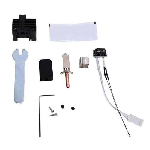 Hyuduo Extruder Hot End Kit Ersatzheigerende Extruder -Druckkopf für Lab X1 P1S P1P 3D -Drucker 0.4mm Düse 3D -Drucker Düse Crzrcu Wärme Block Druckkopf Kit Kit von Hyuduo