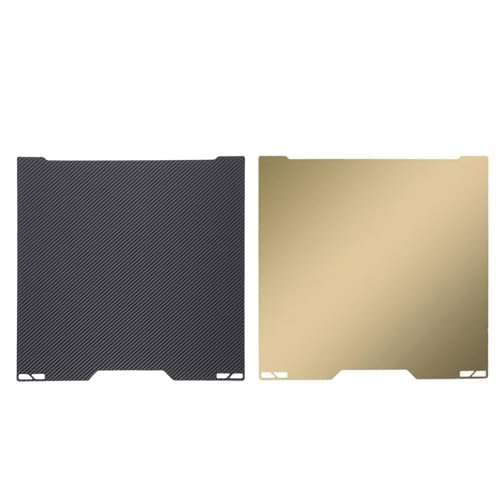 Hyuduo Glatte PET -PEI -Bauplatte 355 X 346 Mm Doppelseitig mit PET -Kohlefaserseite und Glatte PEI -Seite für Labor 3D -Drucker von Hyuduo