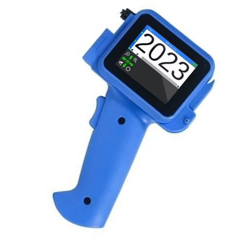 Hyuduo Handheld Smart Inkjet -Drucker mit 2,4 -Zoll -Touchscreen, Quad - -CPU, HD -Bildschirm, Tragbar für Textnummern Symbole Codes Images Datteln Handlungsbezeichnungen auf IOS, 42ml von Hyuduo