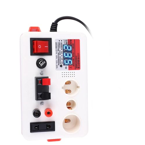 Hyuduo LED-Tester LED-Leuchten-Tester LED-Lampentester für Spannungsstärke mit der Automatischen Alarmfunktion der Schnellen Plug-in-Schnittstelle (Weiß) von Hyuduo