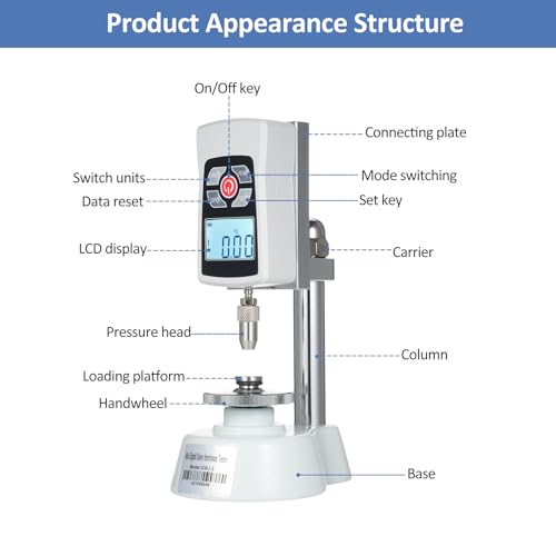 Hyuduo Mini Digital Display Getreide Härte Testermesser, Hochpräzise Mini -Getreide -Härte Messgerät, Easy Operation Digital Durometer, Leichtes Tragbares Durometer für Weizen, Hyuduo Mini Digital Display Getreide Härte Testermesser, Hochpräzise Mini -Getreide -Härte Messgerät, Easy Operation Digital Durometer, Leichtes Tragbares Durometer für Weizen, von Hyuduo