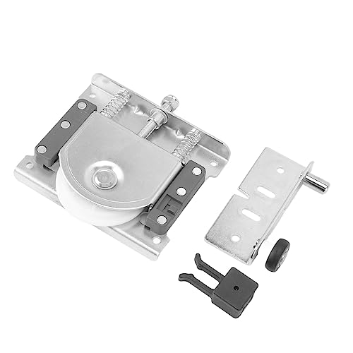 Hyuduo Möbelschrank -Türscheibe mit CAM -Design, Einfache Installation, für Kleiderschrankschiebetüren, Starke und Langlebige, Verzinkte Eisen, Nylonrad (#2) von Hyuduo