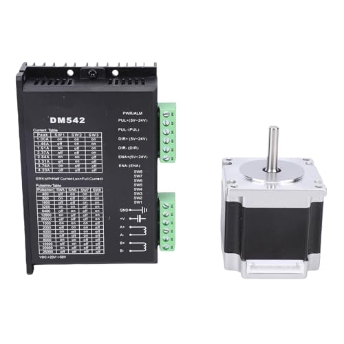 Hyuduo NEMA23 Stepper Motor 23HS5628 2 Phase Hybrid Stepper Motor 126 Ncm Haltetorsion mit DM542 Digitalmikrostp -Treiber für Gravurmaschinen CNC 3D -Drucker Hyuduo NEMA23 Stepper Motor 23HS5628 2 Phase Hybrid Stepper Motor 126 Ncm Haltetorsion mit DM542 Digitalmikrostp -Treiber für Gravurmaschinen CNC 3D -Drucker von Hyuduo