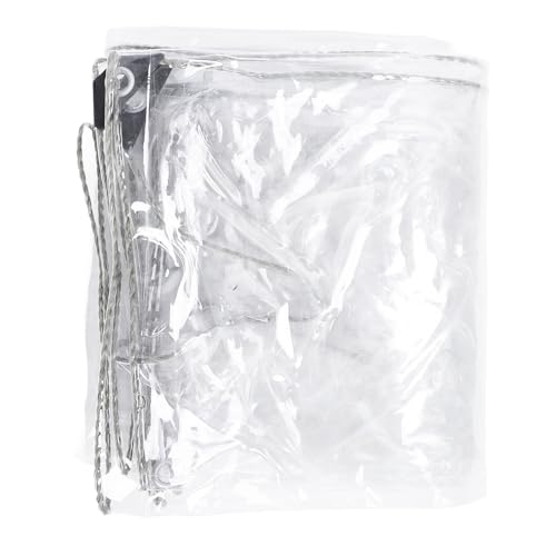 Hyuduo PVC Transparente Tarpaulin Klarer Wasserdichte Abdeckung 3x5m Schwerverstärkte Ecken mit Seilen und Kabelbeschlägen für Garten Im Freien Im Freien Gartenhaus -Autoboot von Hyuduo