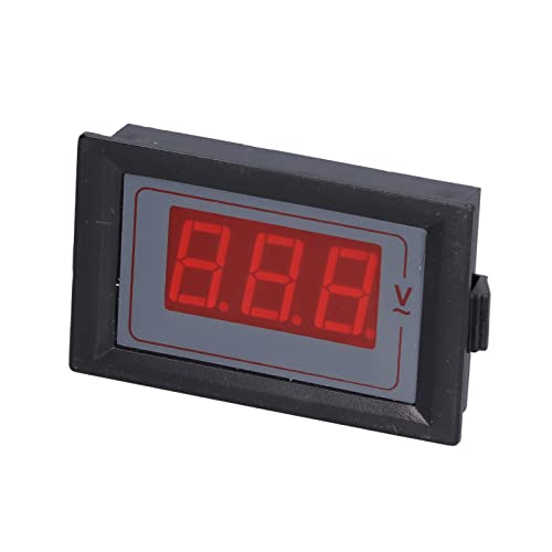 Hyuduo Spannungsanzeige, Digitales Voltmeter-LED-Display 2 Drahtspannungsmessgerätemesser 50-500 V, Genauiger Tester, Ausgestattet mit LED-Digitalrohr, Einfachem Anschluss 2 Drahtdesign, Genau von Hyuduo