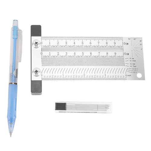 Hyuduo T Square Lurer 4 Zoll 100 Mm Form Messung des Holzbearbeitungsmarkierungswerkzeugs mit Hoher Genauigkeit 0,25 Mm 1/32in für Tischsägebohrmaschine Press Hyuduo T Square Lurer 4 Zoll 100 Mm Form Messung des Holzbearbeitungsmarkierungswerkzeugs mit Hoher Genauigkeit 0,25 Mm 1/32in für Tischsägebohrmaschine Press von Hyuduo