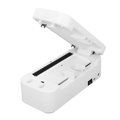 Hyuduo Thermal -Versandetikettdrucker Bluetooth -Paket -Porto -Drucker 4x6 200DPI White Bluetooth Thermal -Etikettdrucker für PC Mobiltelefone Tablet (EU-Stecker) von Hyuduo