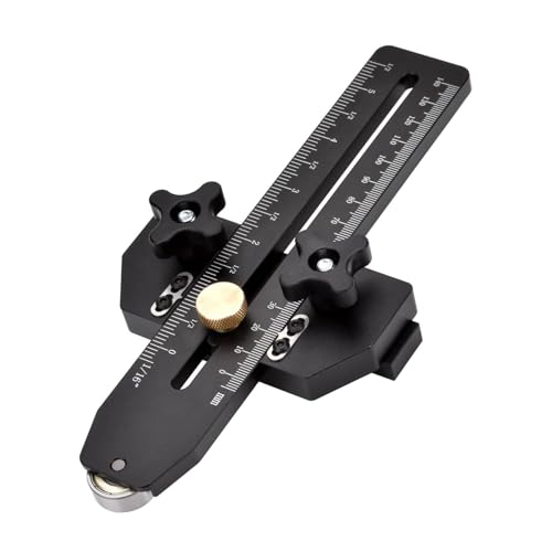 Hyuduo Thin Jig -Tisch -Sägeführer für Sich Wiederholende Schmale Streifenschnitte mit MM & Inch Skalen Band Router Passt 3/8 Zoll X 3/4in T Slot u Hyuduo Thin Jig -Tisch -Sägeführer für Sich Wiederholende Schmale Streifenschnitte mit MM & Inch Skalen Band Router Passt 3/8 Zoll X 3/4in T Slot u von Hyuduo