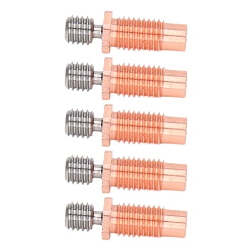 Hyuduo Verbesserung der 3D -Druckpräzision mit 5 PCs Bi -Metall Hals, Hoher Härte und Verschleißfestigkeit, M6 M7 Gewinde Hyuduo Verbesserung der 3D -Druckpräzision mit 5 PCs Bi -Metall Hals, Hoher Härte und Verschleißfestigkeit, M6 M7 Gewinde von Hyuduo