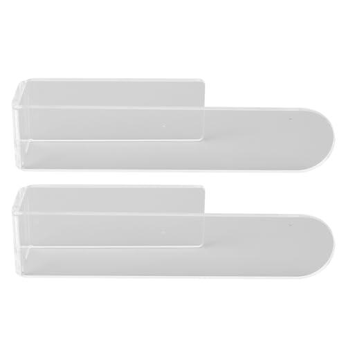 Hyuduo Wandmontierte Handtuchring Klarer Acryl Platz Sparende Handtuchhalter Einfache Installation Badezimmer Küche 4,5 Cm von der Wand Entfernt (klar) von Hyuduo