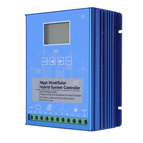 Hyuduo Wind Solar Hybrid Controller MPPT -Boost -Ladevorgang mit LCD -Display -Doppelstromversorgung für Off -Gitter -Wind Sonnenstromsystem (GPI-8060) von Hyuduo