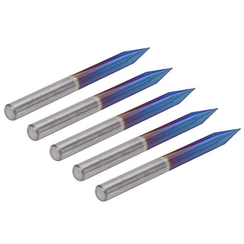 Hyuduo Wolfram -Stahlstichgravurbits Einzigartiger Oberflächeneffekt V Cutter für Acrylfederschnitzwerkzeuge 4 X 0,3 X 30 Mm Hyuduo Wolfram -Stahlstichgravurbits Einzigartiger Oberflächeneffekt V Cutter für Acrylfederschnitzwerkzeuge 4 X 0,3 X 30 Mm von Hyuduo