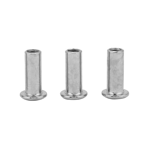 Möbel-Sechskantmuttern, Flachmuttern Sechskantmuttern, Vernickelte Möbel-Sechskantmuttern mit Rundem Kopf Zum Verbinden von Möbeln, Sofas und Kontermuttern (M6 * 20 (30 Stück)) von Hyuduo