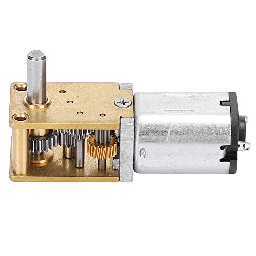 Niedrigrausch Mikromotor N20 DC12V -Geschwindigkeitsreduzierung CWCCW -Motor für Simulationsroboter, Hochtemperaturwiderstand (DC12V136RPM) von Hyuduo