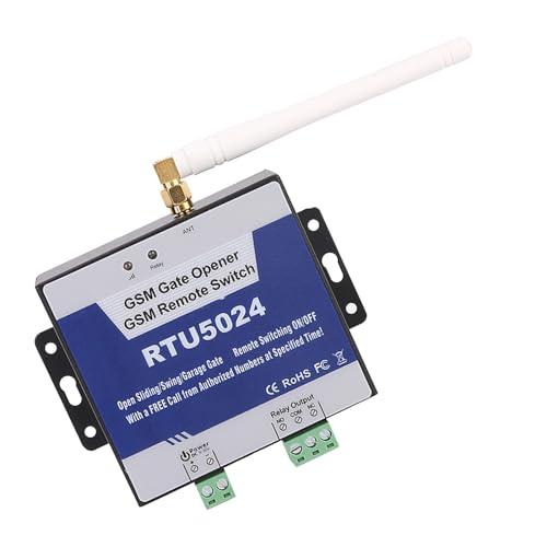 RTU5024 Upgrade GSM-Toröffner-Relaisschalter, Drahtloser Türöffner mit Fernbedienung, DC 9–36 V, Intuitive Mobile App-Steuerung, Unterstützt Intelligenten SMS-Alarm (RTU5024 RTU5024 Upgrade GSM-Toröffner-Relaisschalter, Drahtloser Türöffner mit Fernbedienung, DC 9–36 V, Intuitive Mobile App-Steuerung, Unterstützt Intelligenten SMS-Alarm (RTU5024 von Hyuduo