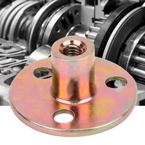 Runde Basismutter, 5 Stück Flanschmutter M6 M8 M10 Brad Hole T-Mutter Verzinktes Eisen Runde Basis T-Nut (M8) Nietmuttern (M6) von Hyuduo
