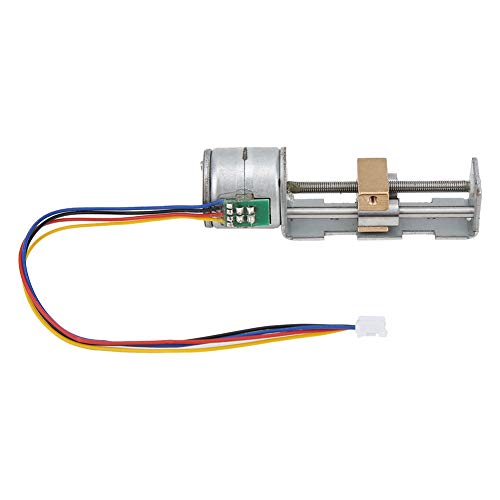 Schrittmotor, Mini Linear Leitspindelmutter Schieber 2 Phase 4 Draht Schraubenlänge ca. 45 mm für DIY kleine Schieber Projekte 20 mm Schrittmotor von Hyuduo