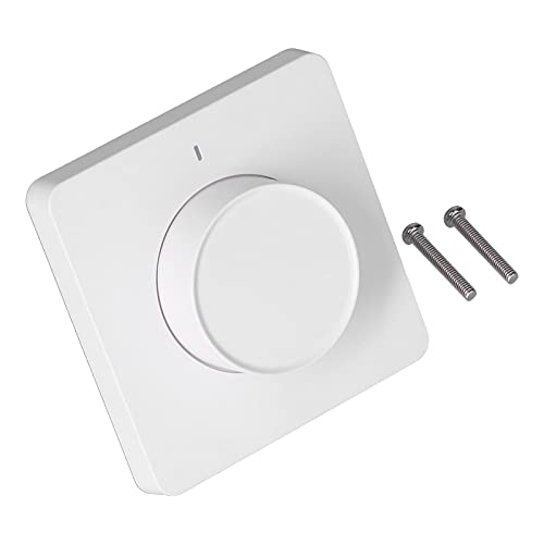 Smart Dimmer Switch, LED Dimming Control Panel Einstellbare Helligkeit WiFi Smart Dimmer Switch Knob 100~240V für Einfachen und Flexiblen Smart Home Betrieb, Erweiterung für Ihr Smart Home Regler von Hyuduo