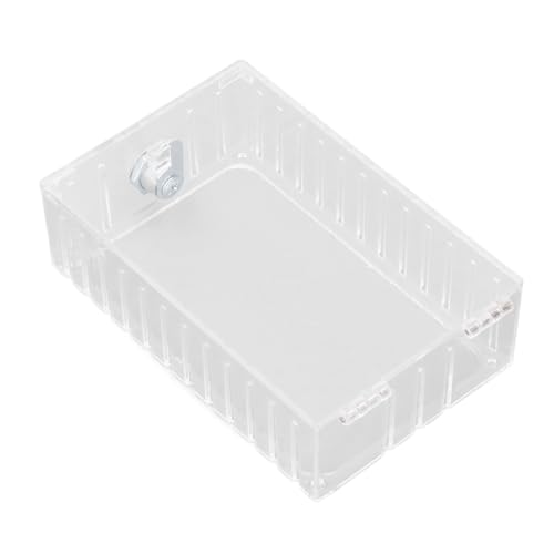Thermostat-Verriegelung Sbox mit Schlüsseln Sicherer Schutz Energie Kontrolle Acryl Abdeckung für Heim-oder Handels Temperatur Regler Klar Schützend von Hyuduo