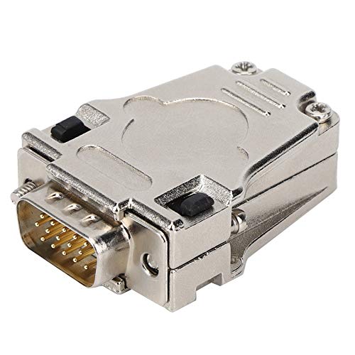 VGA-Stecker, serieller D-SUB-Anschluss, DB15-Signalmodul, 15-poliger Anschlussadapter zum Anschlussanschluss mit Metallgehäuse Industrieller Steckverbinder VGA-Stecker, serieller D-SUB-Anschluss, DB15-Signalmodul, 15-poliger Anschlussadapter zum Anschlussanschluss mit Metallgehäuse Industrieller Steckverbinder von Hyuduo