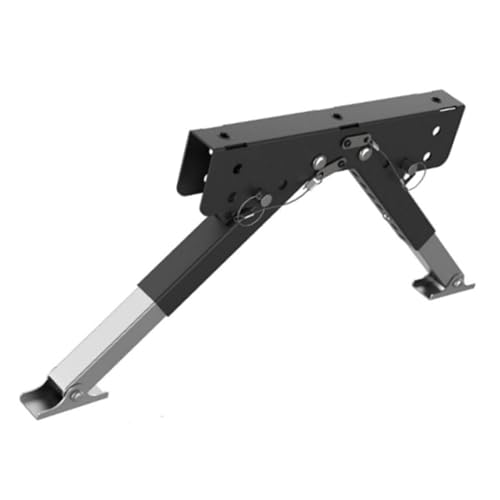 Verstellbare Trittstufenstütze aus Edelstahl, Zusammenklappbarer Trittstabilisator für Wohnwagen mit 5. Rad und Rutschfestem Gummipolster. Robustes Design von Hyuduo