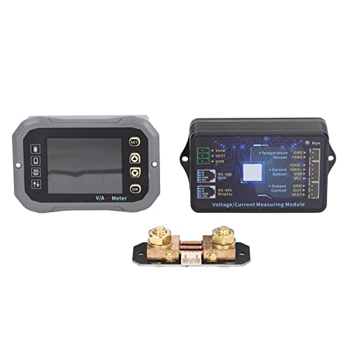 Voltmeter Coulometer, Batteriemonitor 100A 2,4-Zoll-LCD-Display Batteriekapazitätsdetektor APP-Steuerspannungsstrommesser mit Shunt Voltmeter Coulometer, Batteriemonitor 100A 2,4-Zoll-LCD-Display Batteriekapazitätsdetektor APP-Steuerspannungsstrommesser mit Shunt von Hyuduo