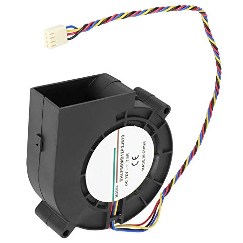 Hyuduo Zentrifugalgebläse, Zentrifugale Doppelkugel Turbo Gebläse Lüfter 190CFM 7500 U/min 12V 3.8A 65DB Doppelkugellager-Luftgebläse Andere Grill-Picknick-Vorräte von Hyuduo