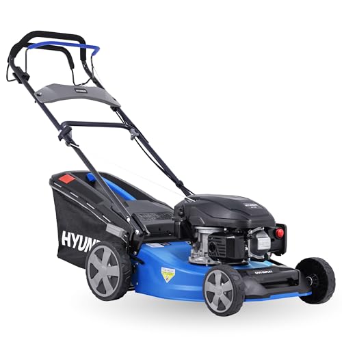 HYUNDAI Benzin Rasenmäher LM5122G, Radantrieb, Mulchfunktion, starker 3.9PS Motor mit 170cc, 51 cm Schnittbreite, 65L Korb, Benzinmäher, Mulcher HYUNDAI Benzin Rasenmäher LM5122G, Radantrieb, Mulchfunktion, starker 3.9PS Motor mit 170cc, 51 cm Schnittbreite, 65L Korb, Benzinmäher, Mulcher von Hyundai