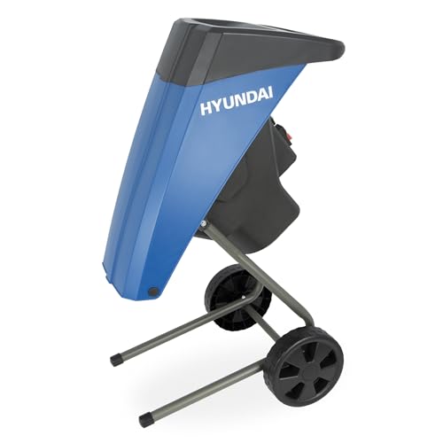 HYUNDAI Elektro-Gartenhäcksler GH25040E | 2.500W, max. 40 mm Aststärke | Fangsack | Messerhäcksler von Hyundai