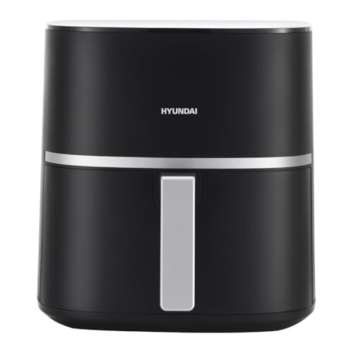 Hyundai Air Fryer HAF5500D Luftfritteuse ohne Öl, 5,5 Liter, 1600 W, 10 Programme, Schwarz von Hyundai