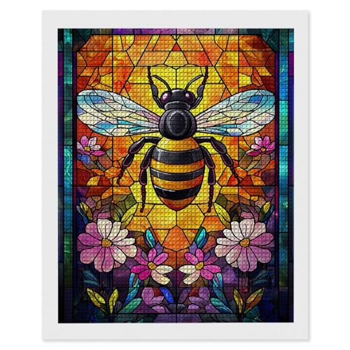 Diamond Painting Bienen Blumen, 5D Diamant Painting Bilder, DIY Diamanten Malerei Erwachsene und Kinder, Gem Art Mosaikherstellung Bastelset für Weihnachts Haus Wand Dekoration Geschenke 60x80 cm e544 Diamond Painting Bienen Blumen, 5D Diamant Painting Bilder, DIY Diamanten Malerei Erwachsene und Kinder, Gem Art Mosaikherstellung Bastelset für Weihnachts Haus Wand Dekoration Geschenke 60x80 cm e544 von Hyupuanj