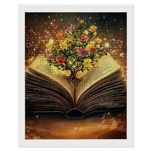 Diamond Painting Das Zauberbuch, 5D Diamant Painting Bilder, DIY Diamanten Malerei Erwachsene und Kinder, Gem Art Mosaikherstellung Bastelset für Weihnachts Haus Wand Dekoration Geschenke 30x40cm e548 Diamond Painting Das Zauberbuch, 5D Diamant Painting Bilder, DIY Diamanten Malerei Erwachsene und Kinder, Gem Art Mosaikherstellung Bastelset für Weihnachts Haus Wand Dekoration Geschenke 30x40cm e548 von Hyupuanj