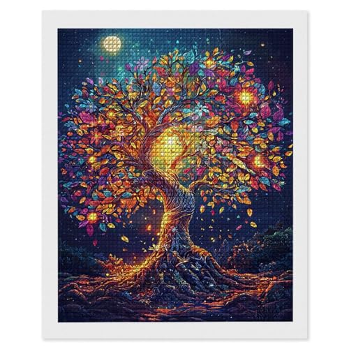 Diamond Painting Der Baum Des Lebens, 5D Diamant Painting Bilder, DIY Diamanten Malerei Erwachsene und Kinder, Gem Art Mosaikherstellung Bastelset für Haus Wand Dekoration Geschenke 90x120 cm e-665 Diamond Painting Der Baum Des Lebens, 5D Diamant Painting Bilder, DIY Diamanten Malerei Erwachsene und Kinder, Gem Art Mosaikherstellung Bastelset für Haus Wand Dekoration Geschenke 90x120 cm e-665 von Hyupuanj