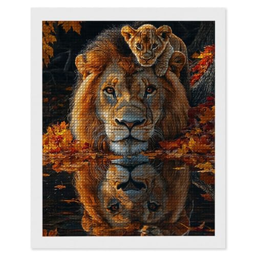 Diamond Painting Der Löwe, 5D Diamant Painting Bilder, DIY Diamanten Malerei Erwachsene und Kinder, Gem Art Mosaikherstellung Bastelset für Weihnachts Haus Wand Dekoration Geschenke 50x70 cm e-680 Diamond Painting Der Löwe, 5D Diamant Painting Bilder, DIY Diamanten Malerei Erwachsene und Kinder, Gem Art Mosaikherstellung Bastelset für Weihnachts Haus Wand Dekoration Geschenke 50x70 cm e-680 von Hyupuanj