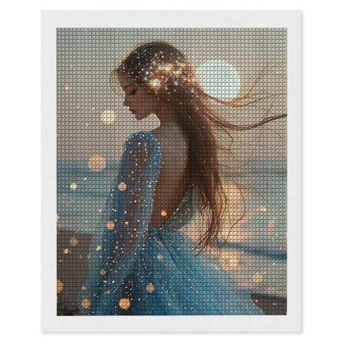 Diamond Painting Erwachsene Frau Mond, 5D Diamant Painting Bilder, DIY Diamanten Stickerei Mosaikherstellung Bastelset Geeignet Als Geschenk, Zur Entspannung und Als Home Wanddekorationen 30x40cm r595 Diamond Painting Erwachsene Frau Mond, 5D Diamant Painting Bilder, DIY Diamanten Stickerei Mosaikherstellung Bastelset Geeignet Als Geschenk, Zur Entspannung und Als Home Wanddekorationen 30x40cm r595 von Hyupuanj