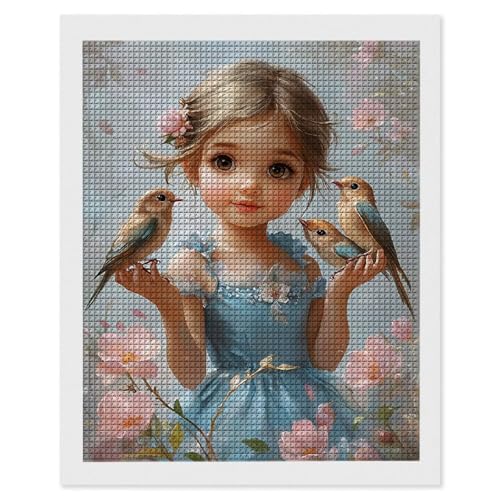 Diamond Painting Erwachsene Mädchen Vögel, 5D Diamant Painting Bilder, DIY Diamanten Stickerei Mosaikherstellung Bastelset Geeignet Als Geschenk, Entspannung und Als Home Wanddekorationen 30x40cm r579 Diamond Painting Erwachsene Mädchen Vögel, 5D Diamant Painting Bilder, DIY Diamanten Stickerei Mosaikherstellung Bastelset Geeignet Als Geschenk, Entspannung und Als Home Wanddekorationen 30x40cm r579 von Hyupuanj