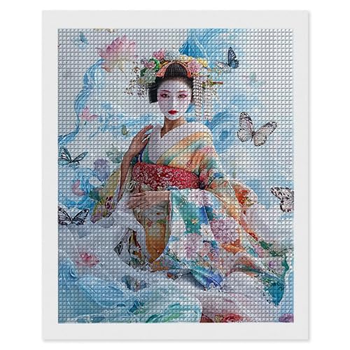 Diamond Painting Erwachsene Schöne Geisha, 5D Diamant Painting Bilder, DIY Diamanten Stickerei Mosaikherstellung Bastelset Geeignet Als Geschenk, Entspannung und Als Home Wanddekorationen 60x80cm r527 Diamond Painting Erwachsene Schöne Geisha, 5D Diamant Painting Bilder, DIY Diamanten Stickerei Mosaikherstellung Bastelset Geeignet Als Geschenk, Entspannung und Als Home Wanddekorationen 60x80cm r527 von Hyupuanj
