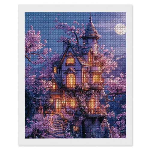 Diamond Painting Fantasy Hütte, 5D Diamant Painting Bilder, DIY Diamanten Malerei Erwachsene und Kinder, Gem Art Mosaikherstellung Bastelset für Weihnachts Haus Wand Dekoration Geschenke 20x30 cm e536 Diamond Painting Fantasy Hütte, 5D Diamant Painting Bilder, DIY Diamanten Malerei Erwachsene und Kinder, Gem Art Mosaikherstellung Bastelset für Weihnachts Haus Wand Dekoration Geschenke 20x30 cm e536 von Hyupuanj