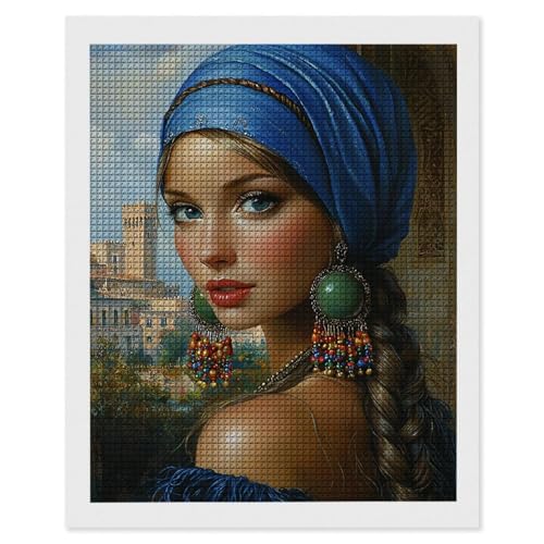 Diamond Painting Frauen, 5D Diamant Painting Bilder, DIY Diamanten Malerei Erwachsene und Kinder, Gem Art Mosaikherstellung Bastelset für Weihnachts Haus Wand Dekoration Geschenke 40x50 cm e-592 Diamond Painting Frauen, 5D Diamant Painting Bilder, DIY Diamanten Malerei Erwachsene und Kinder, Gem Art Mosaikherstellung Bastelset für Weihnachts Haus Wand Dekoration Geschenke 40x50 cm e-592 von Hyupuanj