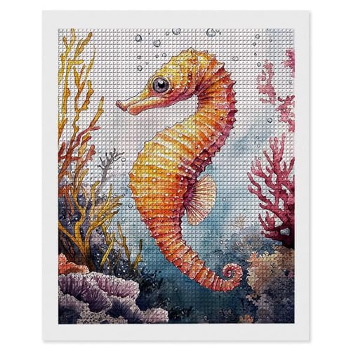 Diamond Painting Korallen Seepferde, 5D Diamant Painting Bilder, DIY Diamanten Malerei Erwachsene und Kinder, Gem Art Mosaikherstellung Bastelset für Haus Wand Dekoration Geschenke 20x30 cm e-660 Diamond Painting Korallen Seepferde, 5D Diamant Painting Bilder, DIY Diamanten Malerei Erwachsene und Kinder, Gem Art Mosaikherstellung Bastelset für Haus Wand Dekoration Geschenke 20x30 cm e-660 von Hyupuanj