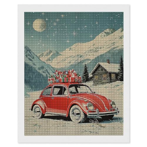 Diamond Painting Weihnachten Auto, 5D Diamant Painting Bilder, DIY Diamanten Malerei Erwachsene und Kinder, Gem Art Mosaikherstellung Bastelset für Haus Wand Dekoration Geschenke 50x70 cm e-672 Diamond Painting Weihnachten Auto, 5D Diamant Painting Bilder, DIY Diamanten Malerei Erwachsene und Kinder, Gem Art Mosaikherstellung Bastelset für Haus Wand Dekoration Geschenke 50x70 cm e-672 von Hyupuanj