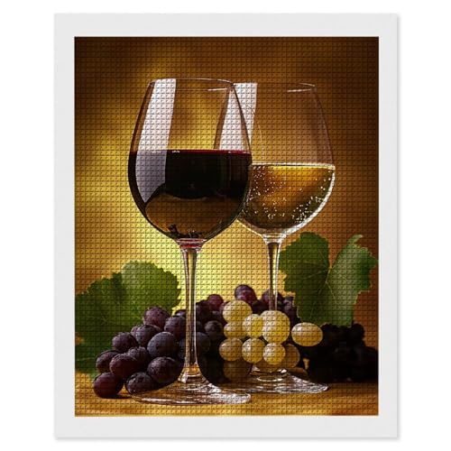 Hyupuanj Diamond Painting Erwachsene Trauben Weinglas, 5D Diamant Painting Bilder, DIY Diamanten Stickerei Mosaikherstellung Bastelset Geeignet Als Geschenk, Als Home Wanddekorationen 30x40cm r-610 Hyupuanj Diamond Painting Erwachsene Trauben Weinglas, 5D Diamant Painting Bilder, DIY Diamanten Stickerei Mosaikherstellung Bastelset Geeignet Als Geschenk, Als Home Wanddekorationen 30x40cm r-610 von Hyupuanj