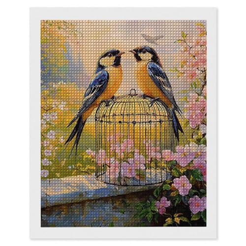 Hyupuanj Diamond Painting Erwachsene Vogelkäfig Blumen, 5D Diamant Painting Bilder, DIY Diamanten Stickerei Mosaikherstellung Bastelset Geeignet Als Geschenk, Als Home Wanddekorationen 20x30cm r-563 Hyupuanj Diamond Painting Erwachsene Vogelkäfig Blumen, 5D Diamant Painting Bilder, DIY Diamanten Stickerei Mosaikherstellung Bastelset Geeignet Als Geschenk, Als Home Wanddekorationen 20x30cm r-563 von Hyupuanj