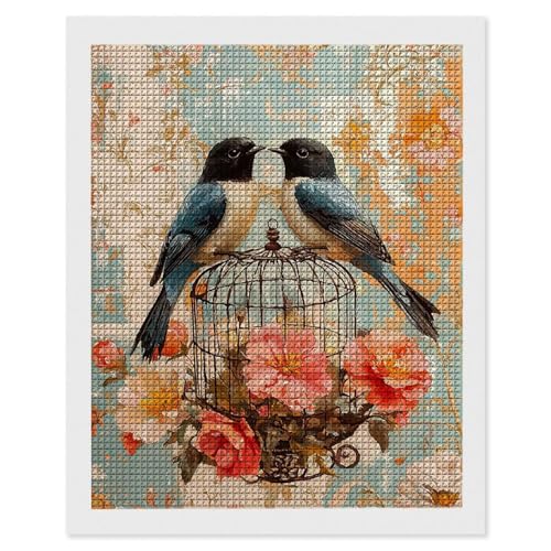 Hyupuanj Diamond Painting Erwachsene Vogelkäfig Blumen, 5D Diamant Painting Bilder, DIY Diamanten Stickerei Mosaikherstellung Bastelset Geeignet Als Geschenk, Als Home Wanddekorationen 60x80cm r-562 Hyupuanj Diamond Painting Erwachsene Vogelkäfig Blumen, 5D Diamant Painting Bilder, DIY Diamanten Stickerei Mosaikherstellung Bastelset Geeignet Als Geschenk, Als Home Wanddekorationen 60x80cm r-562 von Hyupuanj