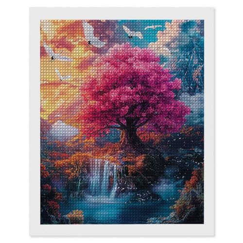 Hyupuanj Diamond Painting Erwachsene Wasserfall Bäume, 5D Diamant Painting Bilder, DIY Diamanten Stickerei Mosaikherstellung Bastelset Geeignet Als Geschenk, Als Home Wanddekorationen 20x30cm r-618 Hyupuanj Diamond Painting Erwachsene Wasserfall Bäume, 5D Diamant Painting Bilder, DIY Diamanten Stickerei Mosaikherstellung Bastelset Geeignet Als Geschenk, Als Home Wanddekorationen 20x30cm r-618 von Hyupuanj